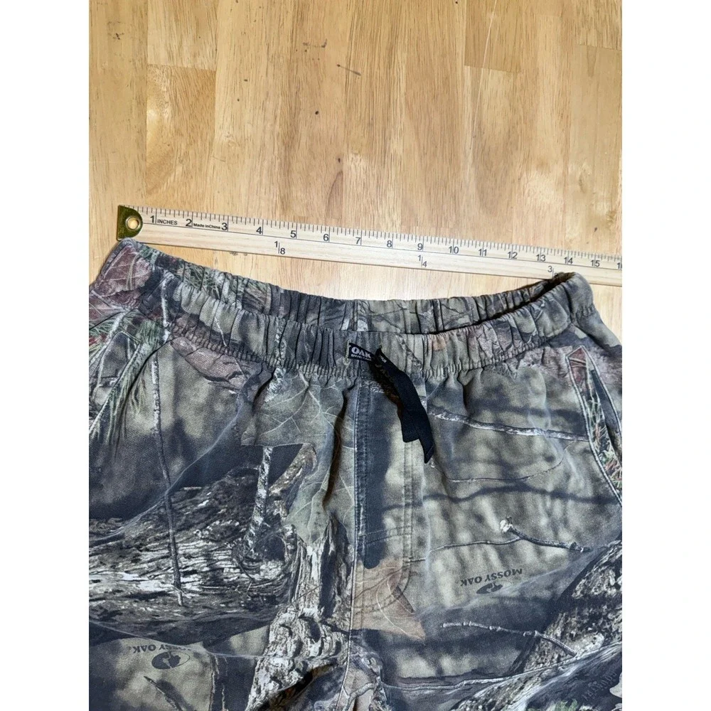 Mossy Oak Break-Up Camo Sweatpants Mens XL 40-42 Fleece Baggy Hunting Y2K